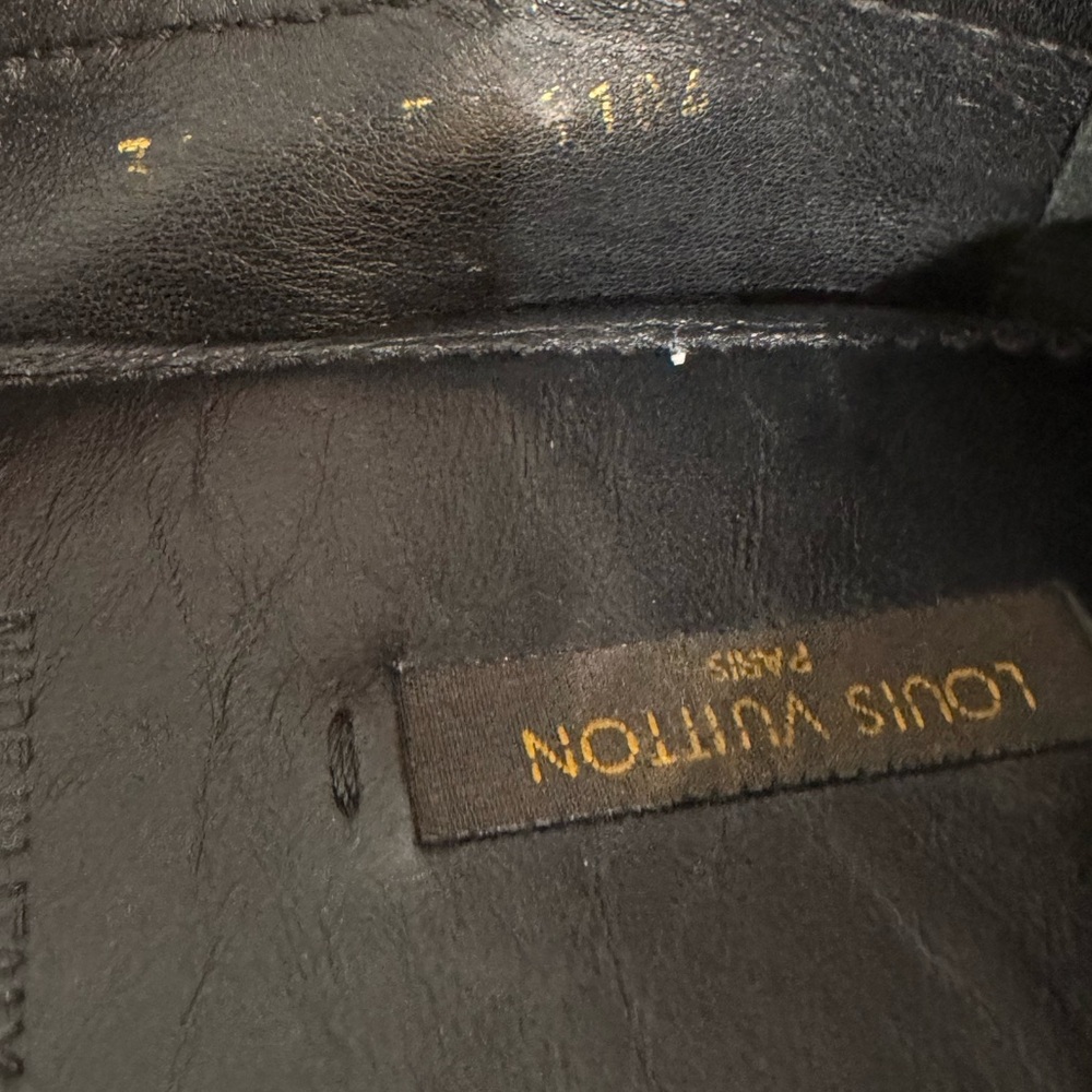 Louis Vuitton black Patent Leather Oxford Loafers Size 38-39 - Picture 9 of 10